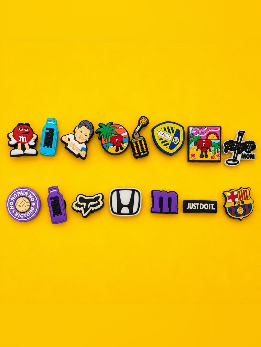 14pc Cartoon Characters & Icons Shoe Jibbitz Charms Set for Crocs/Clogs